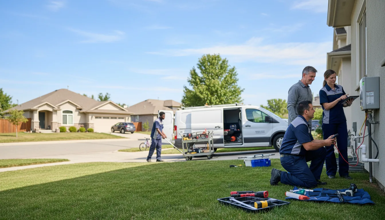 Tankless water heater service in Catlin, IL